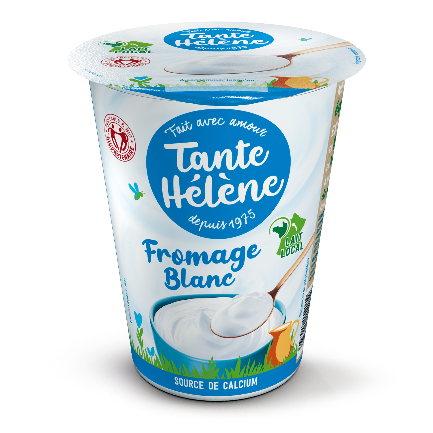 Fromage Blanc Végan Nature Sans Sucres Ajoutés BIO (400gr)